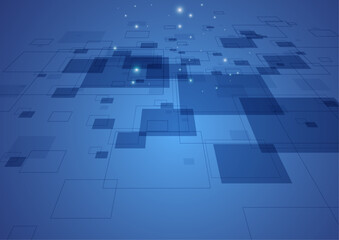 青のテクノロジーイメージ