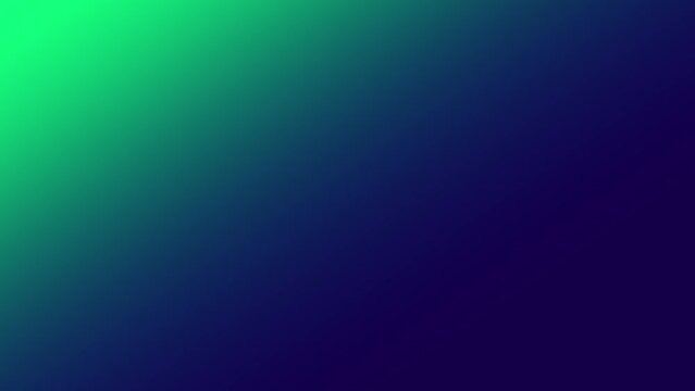 glowing green and dark blue gradient background loop animation