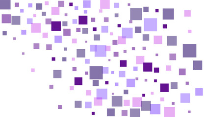 Bright squares on a white background. Festive background, disco. Design element, festive unusual background. Vector illustration, eps 10
