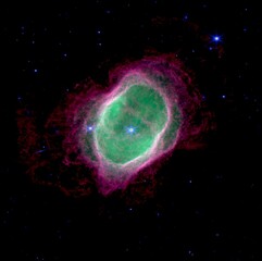 Alternative composition of James Webb space telescope view of Planetary nebulae NGC 3132.