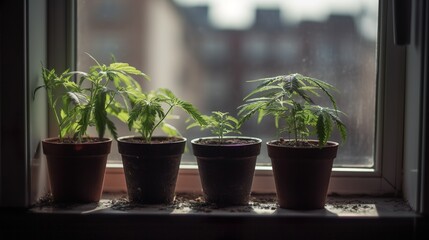 Cannabispflanzen, Hanf, Marihuana