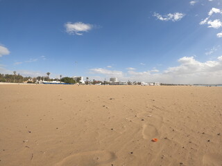Agadir beach in Morocco