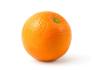 Fresh orange fruit isolate on white background. Full depth and high resolution, Clipping path,