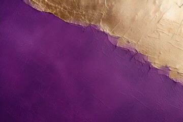 purple background. Gold texture. Beatiful luxury and elegant purple gold background. Shiny golden wall texture - Generative AI