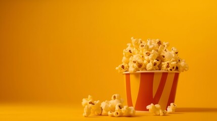 Popcorn, Generative AI, Illustration