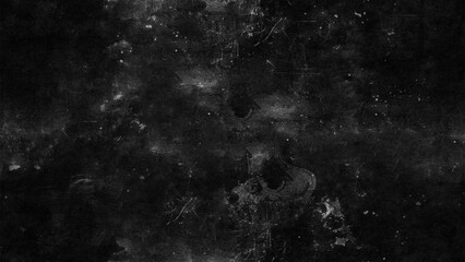 Black and white vintage scratched grunge isolated on background, old film effect. Distressed old abstract stock texture overlays. space for text.