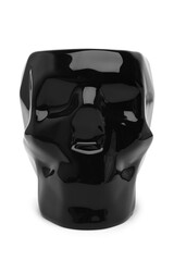 Ceramic vase in the form of a skull