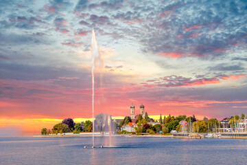 Blick über Friedrichshafen, Deutschland  © Sina Ettmer