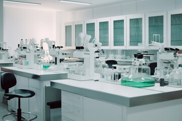modern research laboratory. AI Generated