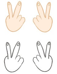 Fototapeta premium 손브이