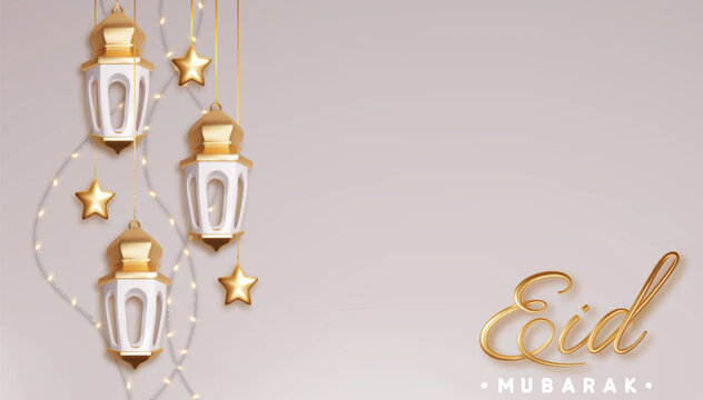 golden christmas balls eid mubarak