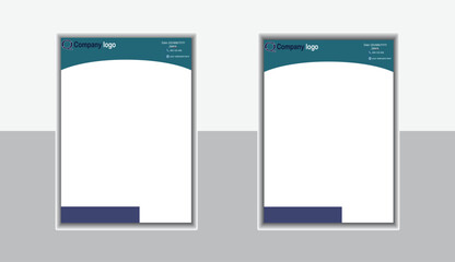 Creative Modern business style letterhead bundle.corporate project design. You of set to print with vector & illustration in abstract. Officia flyer professional informative magazine poster brochure  