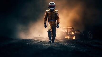 Formula 1 Pilots, Generative AI, Illustration	