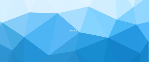 Obraz premium abstract blue background with triangles. vector eps.