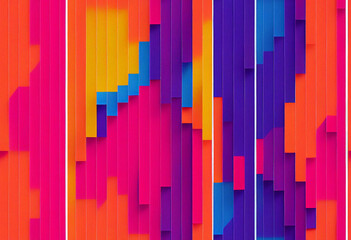 Seamless Quilled Paper Art