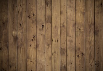 Old wooden plank wall texture aged and darkened over the years