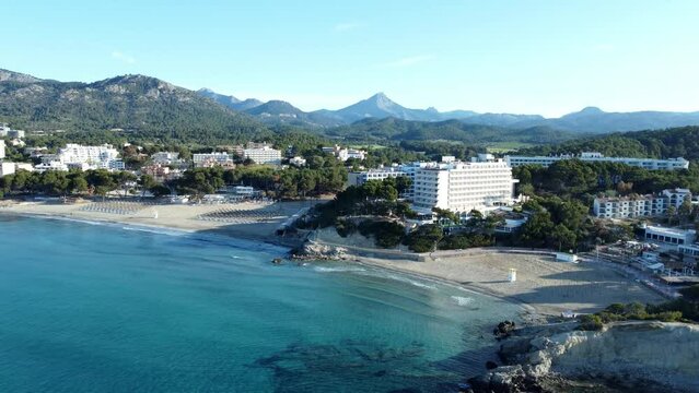 Paguera beaches Gran Tora and Palmira, Majorca