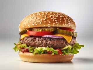 Mouth-Watering Hamburger Image File