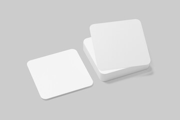 Square Sticker Mockup
