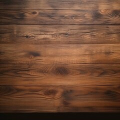 Wooden table with dark colour texture. Created using generative AI.
