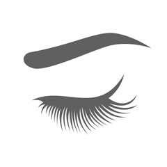 Logo for an eyebrow and eyelash salon