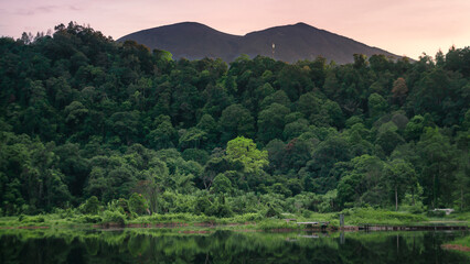 lake in the mountains