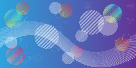 blue abstract  geometric dynamic  for business finance and technology gradient background