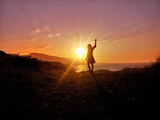 atardecer