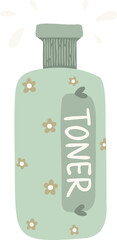Toner Skincare Illustration