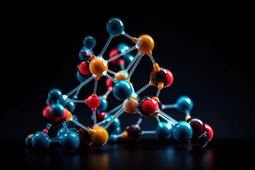 Science Molecular DNA Model Structure, business concept. Generative AI