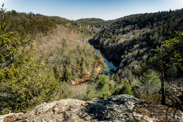 Obed Wild and Scenic River, Tennessee. National Park Service and Tennessee Wildlife Resources...