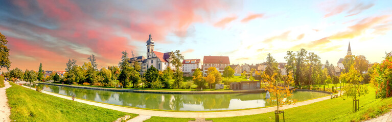 Obraz premium Altstadt, Ehingen, Deutschland 