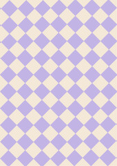 Chessboard retro groovy 70s 90s texture background. Vibrant vintage hippie checkerboard, waves, mesh pattern. Vector psychedelic illustration in Y2k style
