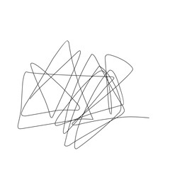 Hand Drawn Chaos Line 