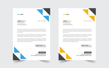 The Best Corporate Business Letterhead Design Template