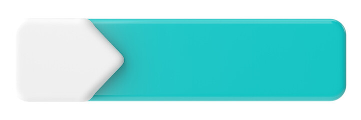 3D button. Empty button. 3D illustration.