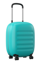 3D suitcase. Travel bag. 3D illustration.