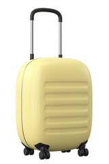 3D suitcase. Travel bag. 3D illustration.