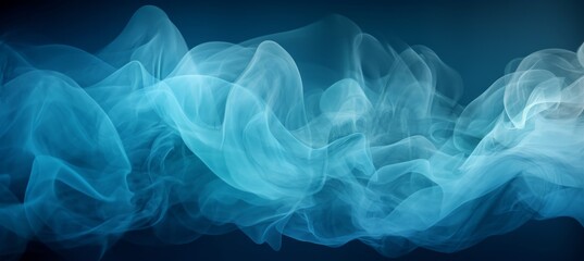 Fototapeta premium Abstract blue background. Generative AI