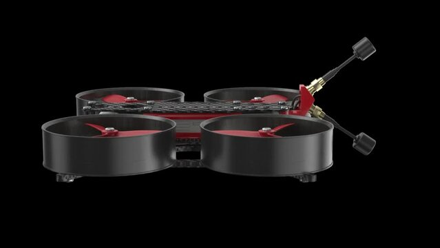 FPV Drone 3D Rendered