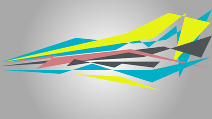 Sticker stripes for motor racing. The art of Rally Auto 