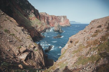 Fototapeta na wymiar Ponta de São Lourenço Hiking area in Madeira, Portugal