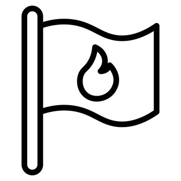 independent flag line 