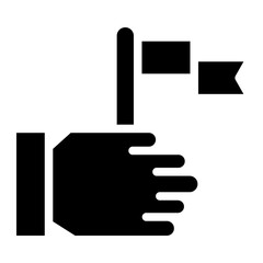 Obraz premium independent glyph 