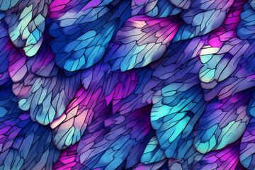 Texture of blue morpho wings