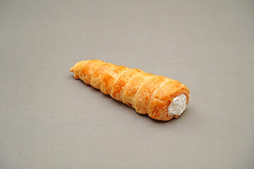 Cream Roll on isolated background