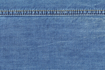 denim fabric with stitch. stiching setail.