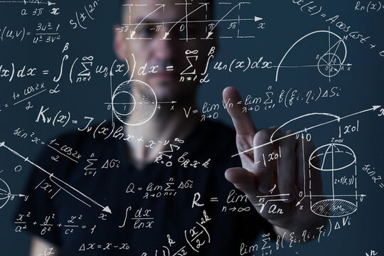 mathematics formulas, high education concept