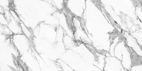 Photo sur Plexiglas Marbre White carrara marble texture background with greyish veins. Carrara white granite marble stone for fireplaces, ceramic slab tile, wallpaper, walls tile and kitchen interior-exterior home décor. 