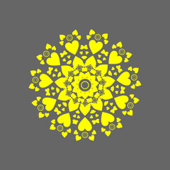 unique and cool mandala vector.